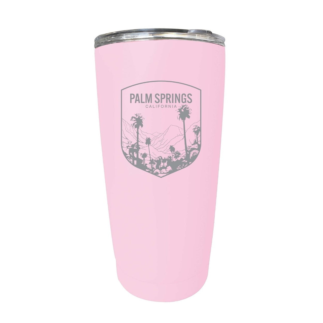 Palm Springs Califronia Souvenir 16 oz Engraved Stainless Steel Insulated Tumbler Image 8