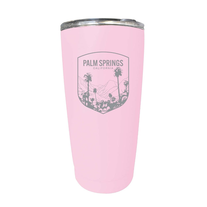 Palm Springs Califronia Souvenir 16 oz Engraved Stainless Steel Insulated Tumbler Image 8