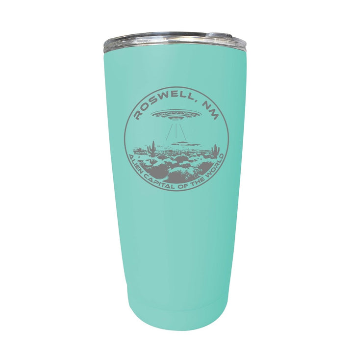 Roswell Mexico Souvenir 16 oz Engraved Stainless Steel Insulated Tumbler Image 1