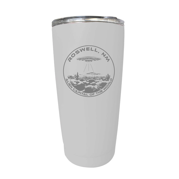 Roswell Mexico Souvenir 16 oz Engraved Stainless Steel Insulated Tumbler Image 9