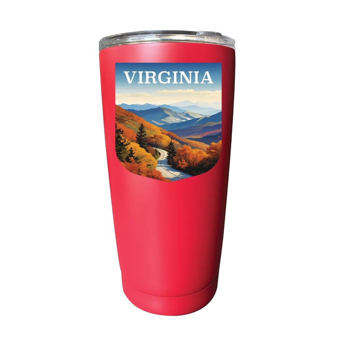 Virginia Design A Souvenir 16 oz Stainless Steel Insulated Tumbler Image 1