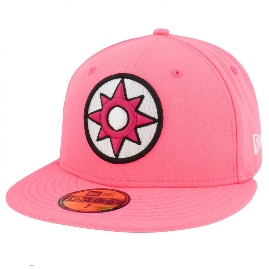 Pink Lantern Color Block Era 59Fifty Fitted Hat Image 1