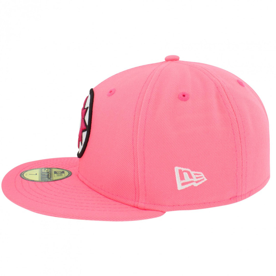 Pink Lantern Color Block Era 59Fifty Fitted Hat Image 3