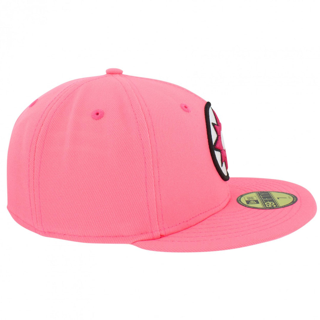 Pink Lantern Color Block Era 59Fifty Fitted Hat Image 4