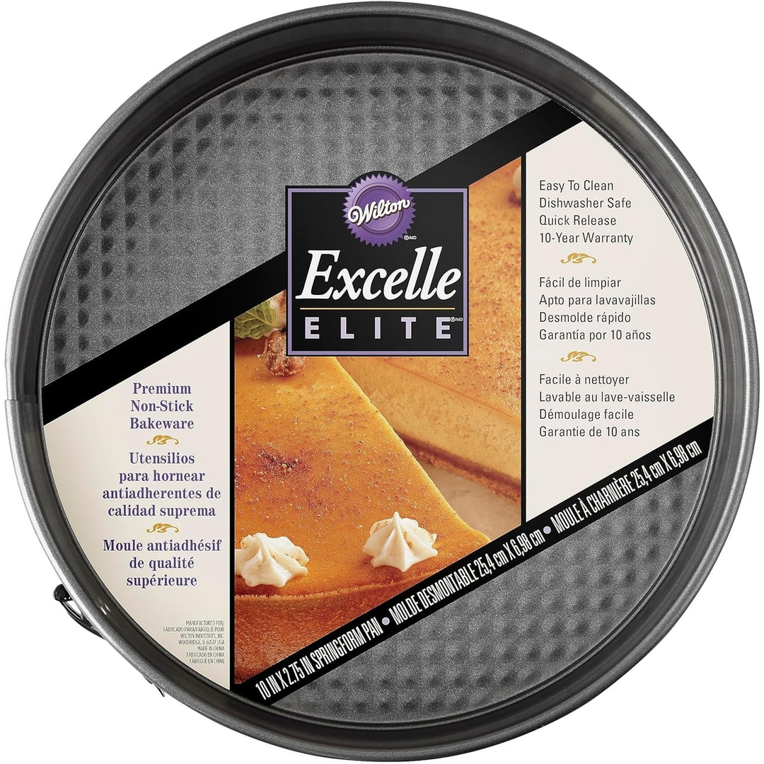 Wilton Excelle Elite Non-Stick Springform Pan - Perfect for Making CheesecakesDeep Dish PizzasQuiches and More Image 6