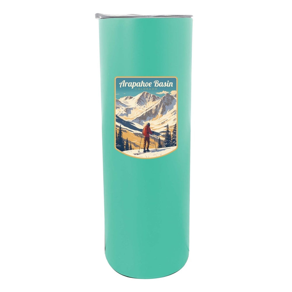 Arapahoe Basin Design A Souvenir 20 oz Insulated Stainless Steel Skinny Tumbler Image 2