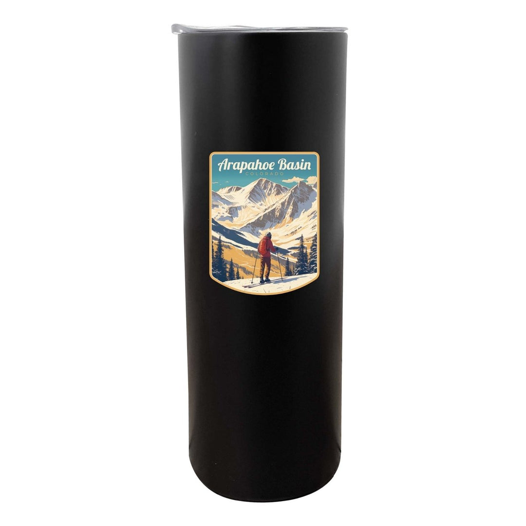 Arapahoe Basin Design A Souvenir 20 oz Insulated Stainless Steel Skinny Tumbler Image 4