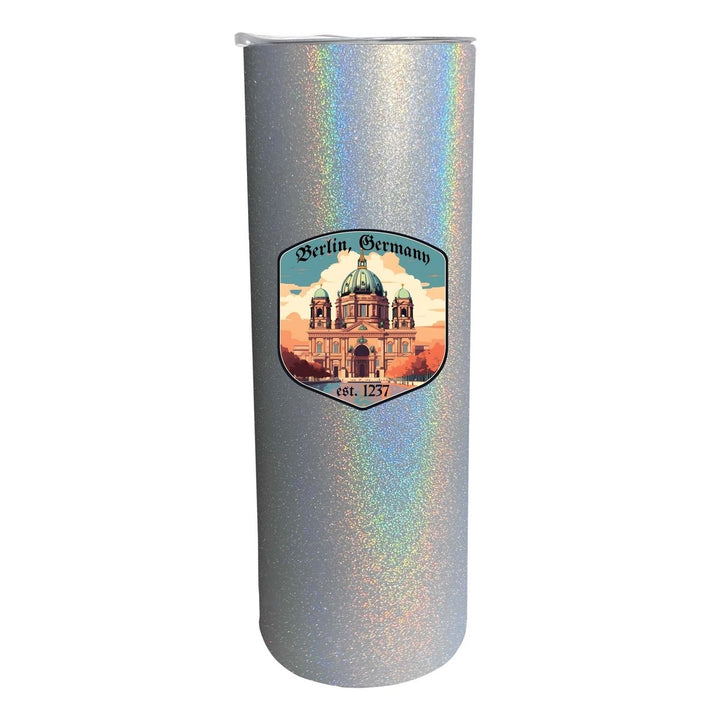 Berlin Germany Design B Souvenir 20 oz Insulated Stainless Steel Skinny Tumbler Image 1