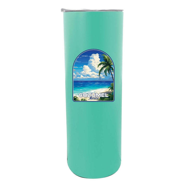 Cozumel Mexico Design C Souvenir 20 oz Insulated Stainless Steel Skinny Tumbler Image 1