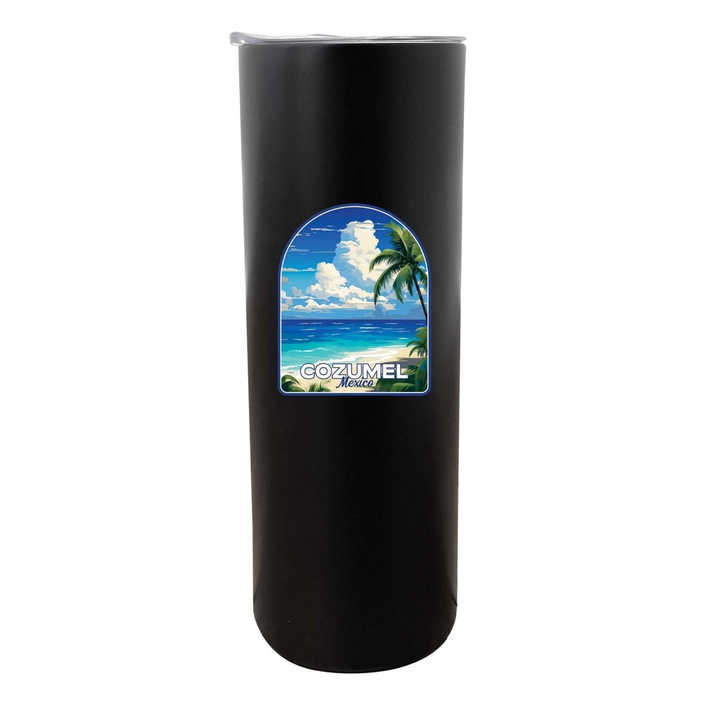 Cozumel Mexico Design C Souvenir 20 oz Insulated Stainless Steel Skinny Tumbler Image 2