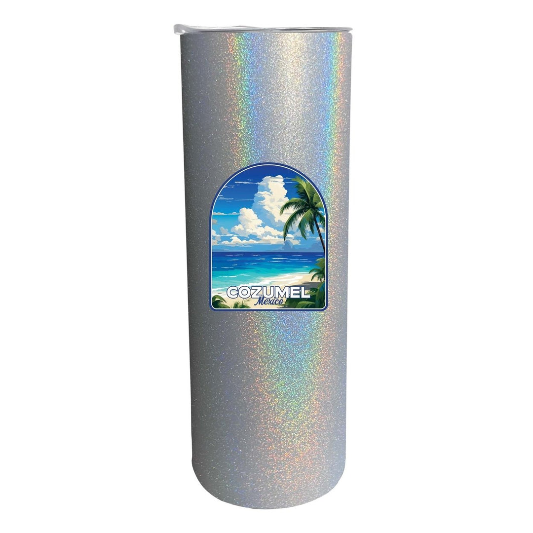 Cozumel Mexico Design C Souvenir 20 oz Insulated Stainless Steel Skinny Tumbler Image 4