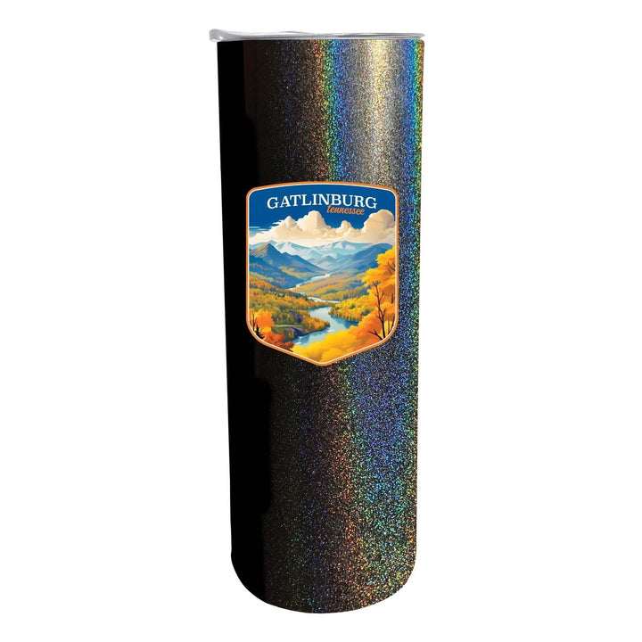 Gatlinburg Tennessee Design D Souvenir 20 oz Insulated Stainless Steel Skinny Tumbler Image 4