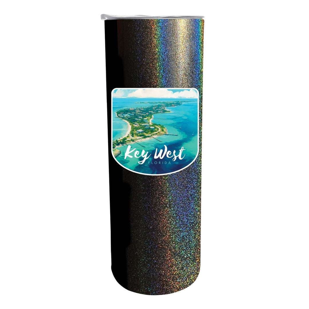 Key West Florida Design A Souvenir 20 oz Insulated Stainless Steel Skinny Tumbler Image 1