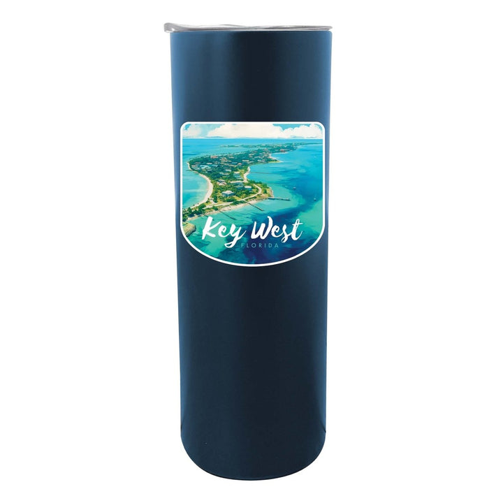 Key West Florida Design A Souvenir 20 oz Insulated Stainless Steel Skinny Tumbler Image 4