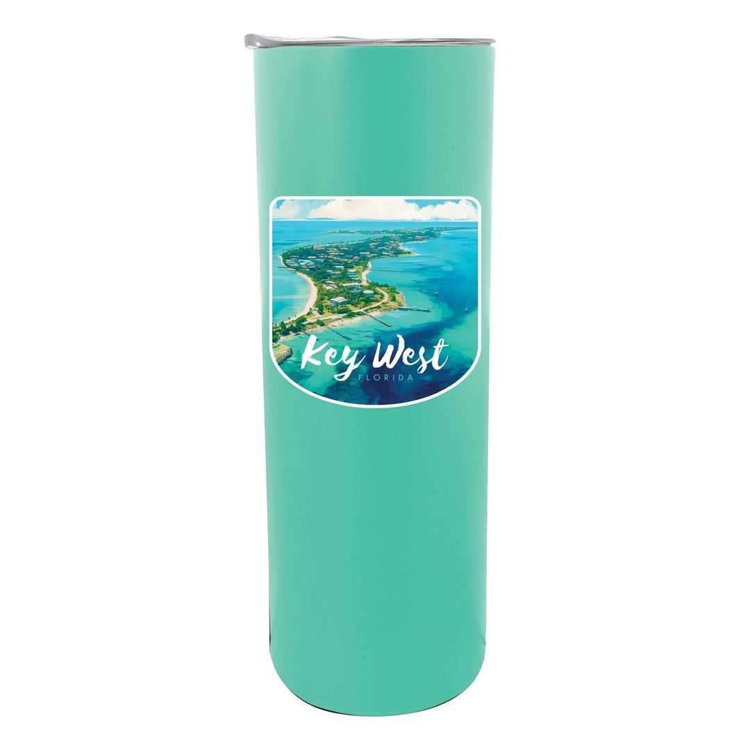 Key West Florida Design A Souvenir 20 oz Insulated Stainless Steel Skinny Tumbler Image 4