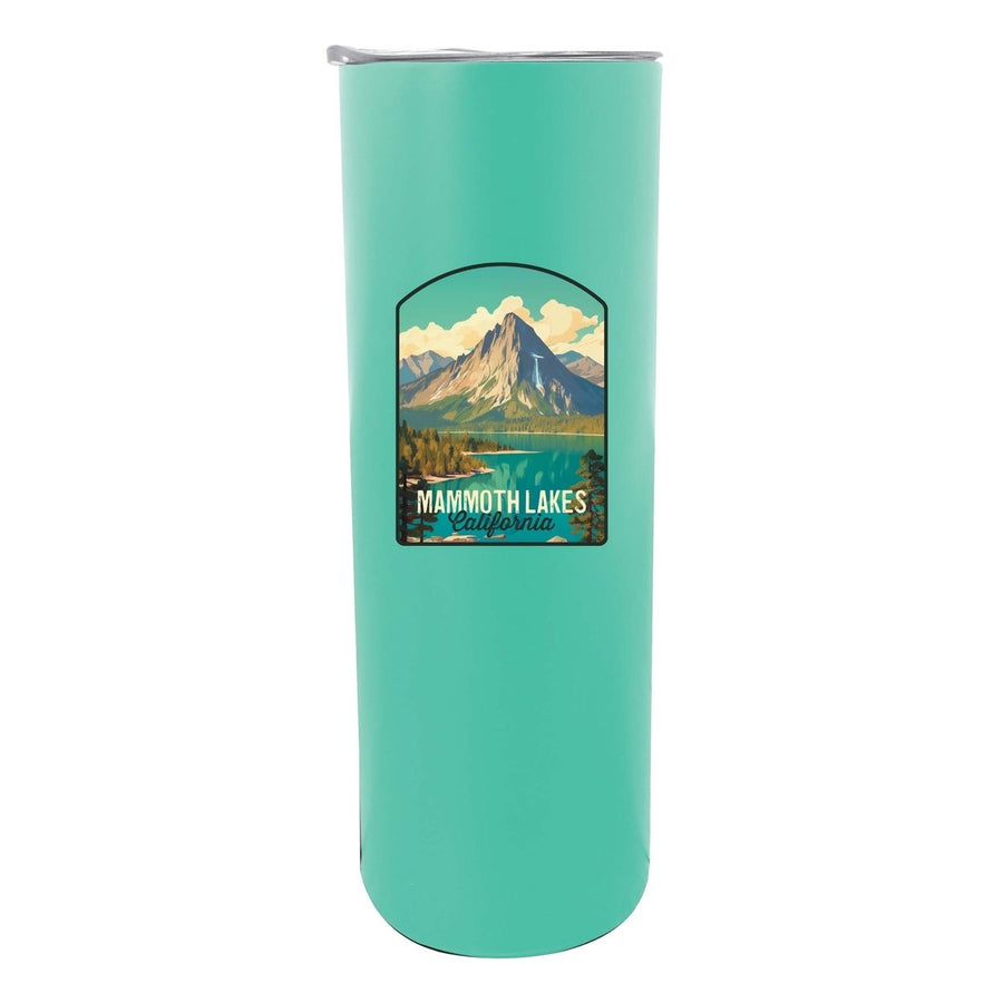 Mammoth Lakes California Design A Souvenir 20 oz Insulated Stainless Steel Skinny Tumbler Image 1