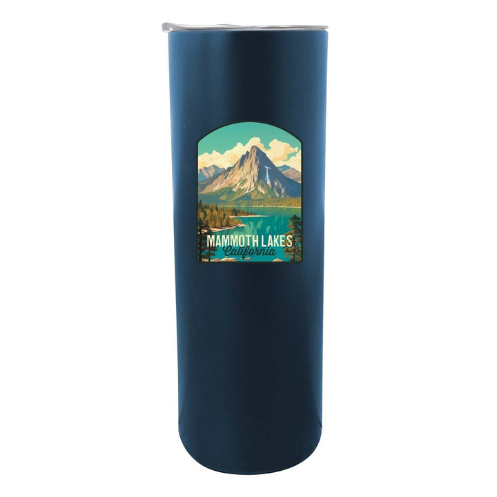 Mammoth Lakes California Design A Souvenir 20 oz Insulated Stainless Steel Skinny Tumbler Image 1