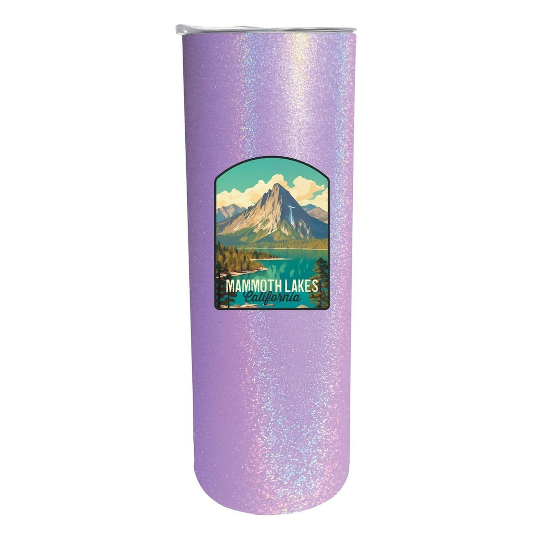 Mammoth Lakes California Design A Souvenir 20 oz Insulated Stainless Steel Skinny Tumbler Image 4