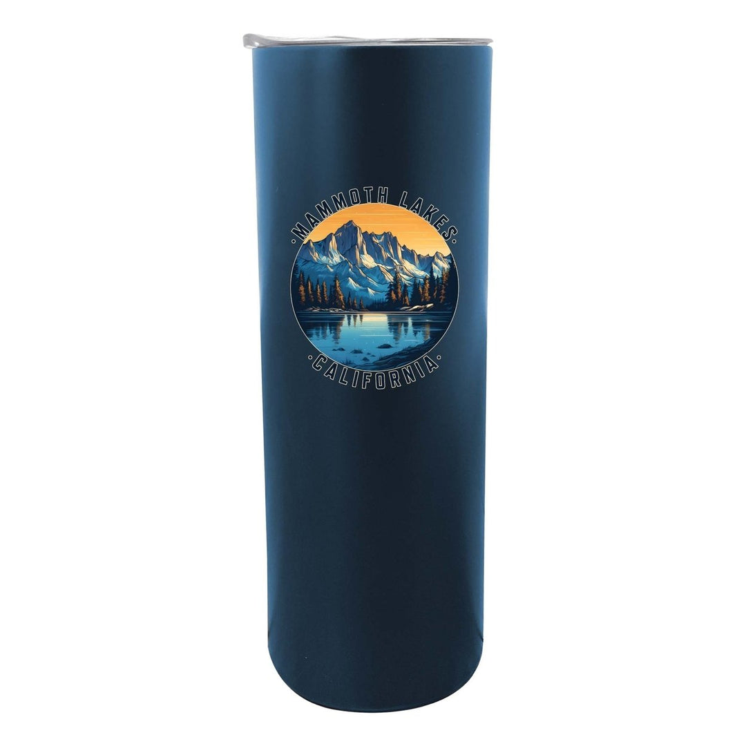 Mammoth Lakes California Design B Souvenir 20 oz Insulated Stainless Steel Skinny Tumbler Image 4