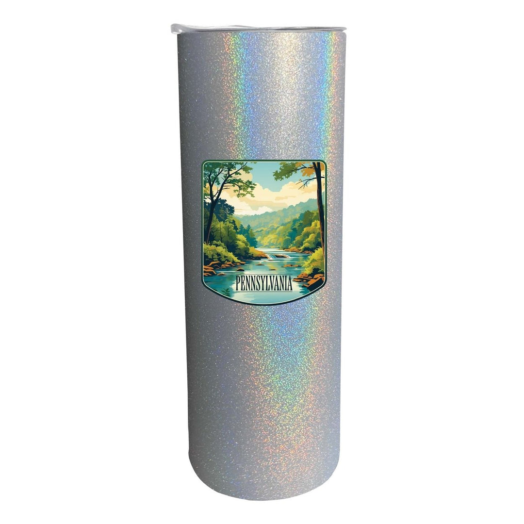 Pennsylvania Design B Souvenir 20 oz Insulated Stainless Steel Skinny Tumbler Image 3