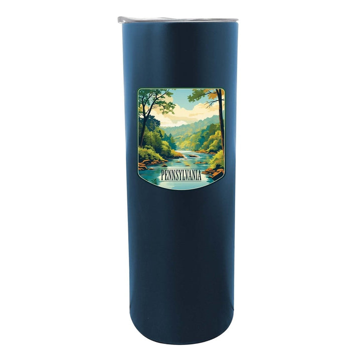 Pennsylvania Design B Souvenir 20 oz Insulated Stainless Steel Skinny Tumbler Image 4