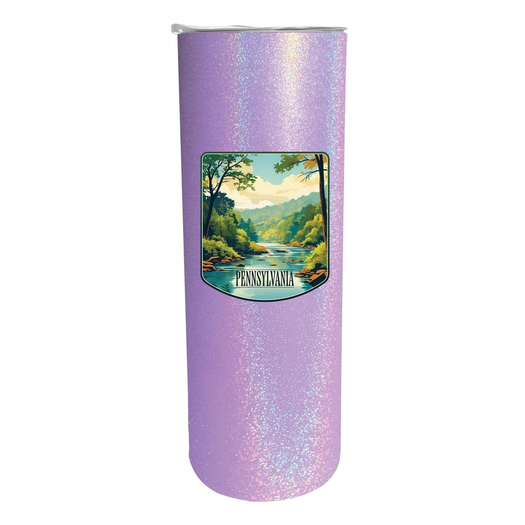 Pennsylvania Design B Souvenir 20 oz Insulated Stainless Steel Skinny Tumbler Image 4