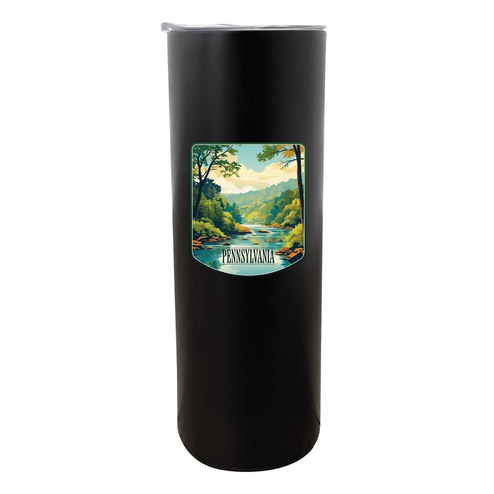 Pennsylvania Design B Souvenir 20 oz Insulated Stainless Steel Skinny Tumbler Image 6