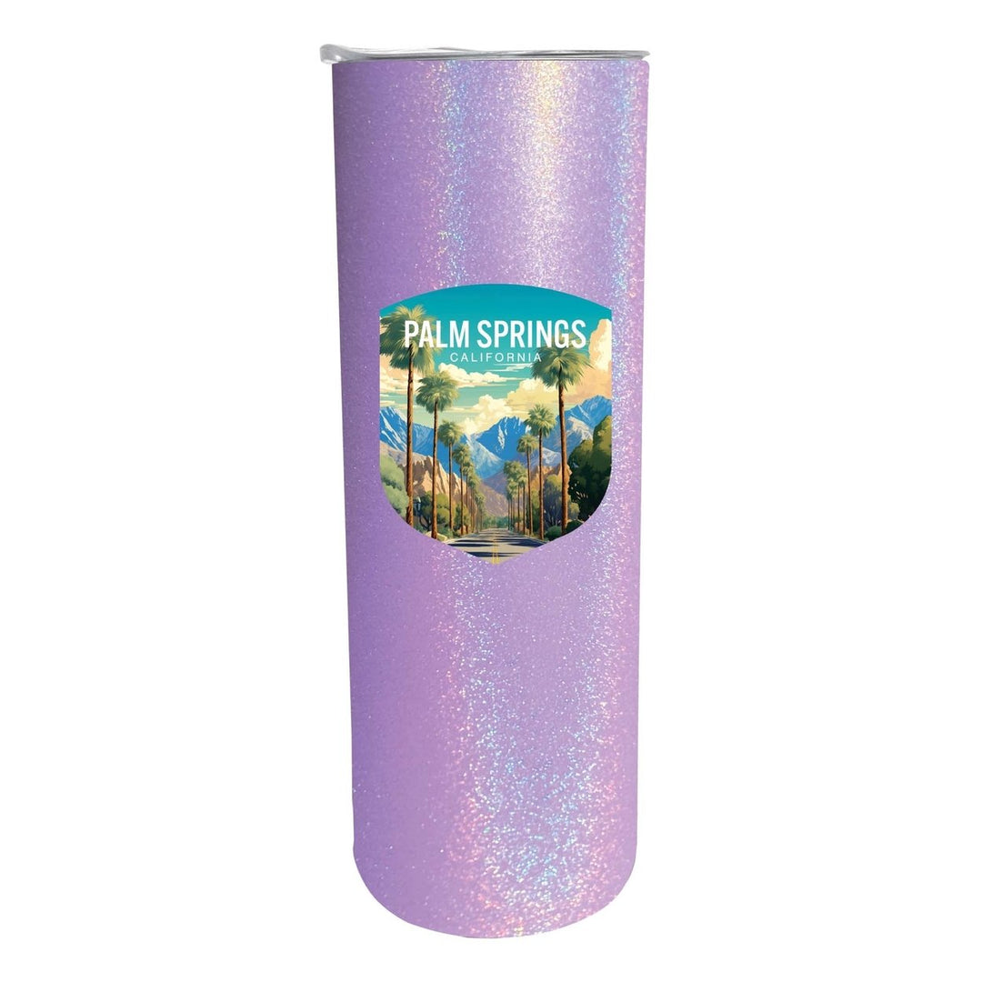 Palm Springs California Design A Souvenir 20 oz Insulated Stainless Steel Skinny Tumbler Image 3