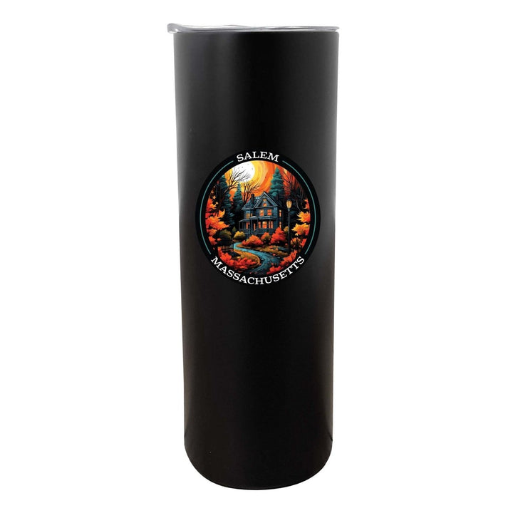 Salem Massachussettes Design B Souvenir 20 oz Insulated Stainless Steel Skinny Tumbler Image 1