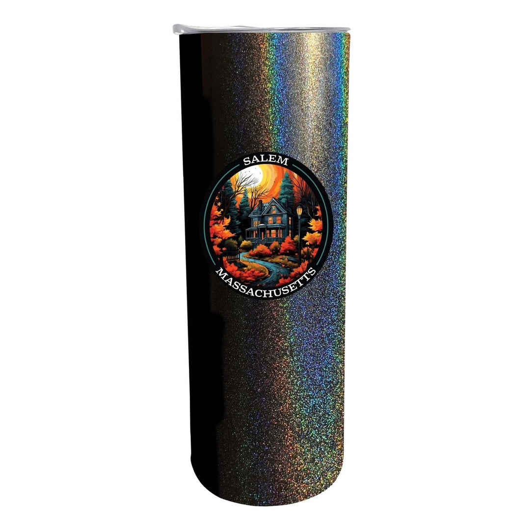 Salem Massachussettes Design B Souvenir 20 oz Insulated Stainless Steel Skinny Tumbler Image 4