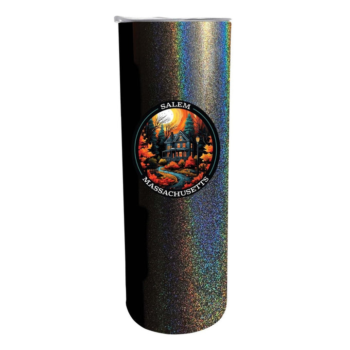 Salem Massachussettes Design B Souvenir 20 oz Insulated Stainless Steel Skinny Tumbler Image 1