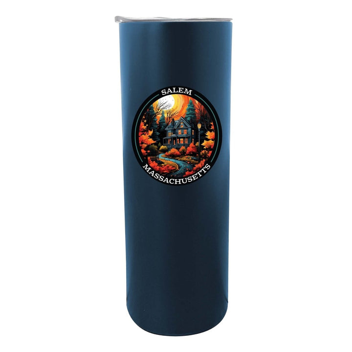 Salem Massachussettes Design B Souvenir 20 oz Insulated Stainless Steel Skinny Tumbler Image 4