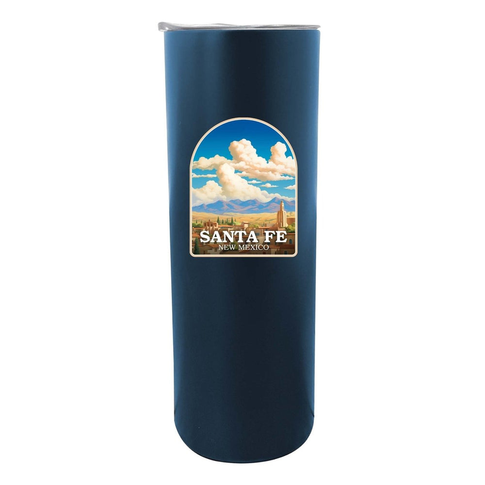 Santa Fe  Mexico Design A Souvenir 20 oz Insulated Stainless Steel Skinny Tumbler Image 2