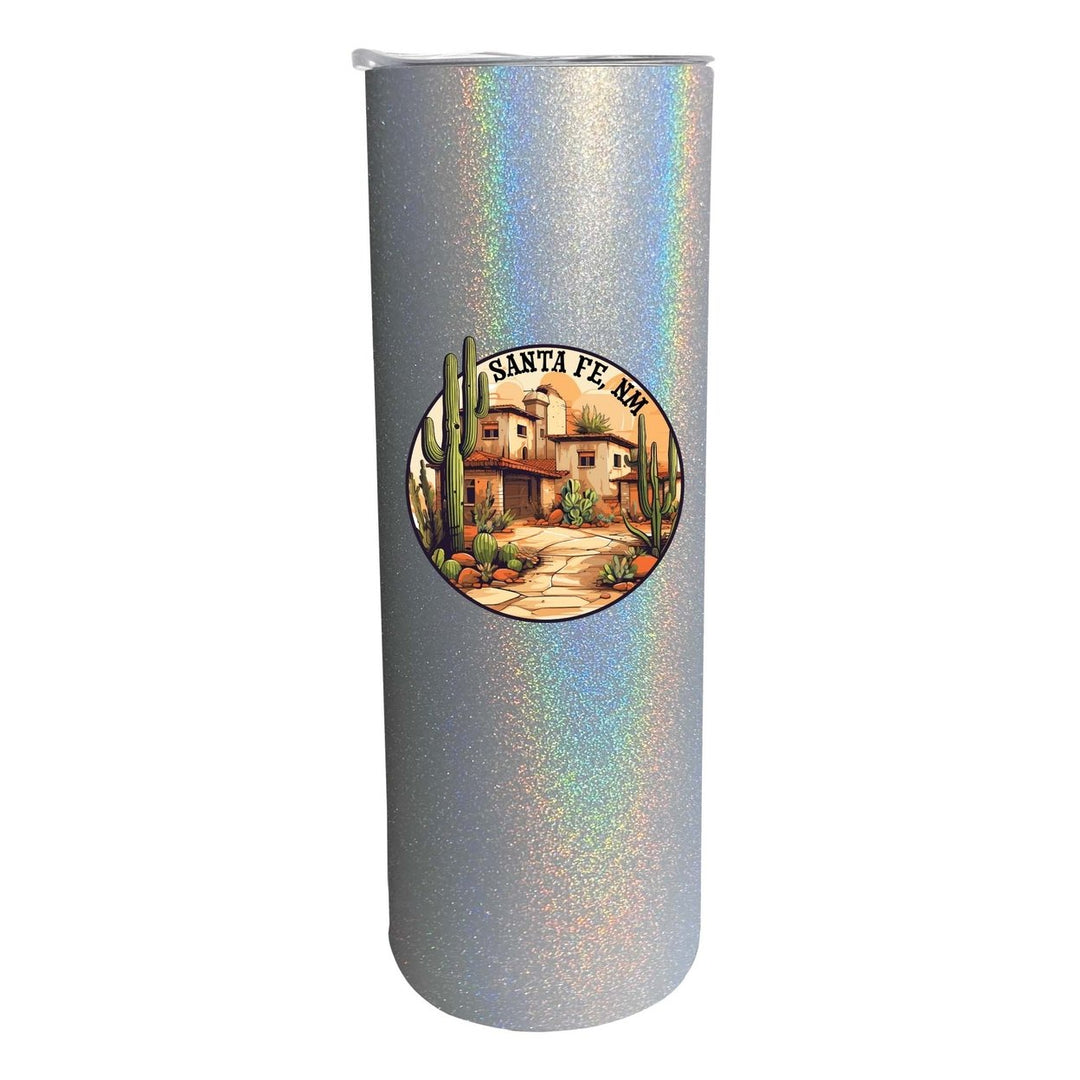 Santa Fe Mexico Design D Souvenir 20 oz Insulated Stainless Steel Skinny Tumbler Image 1