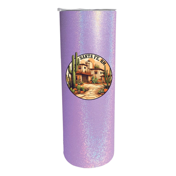 Santa Fe Mexico Design D Souvenir 20 oz Insulated Stainless Steel Skinny Tumbler Image 6