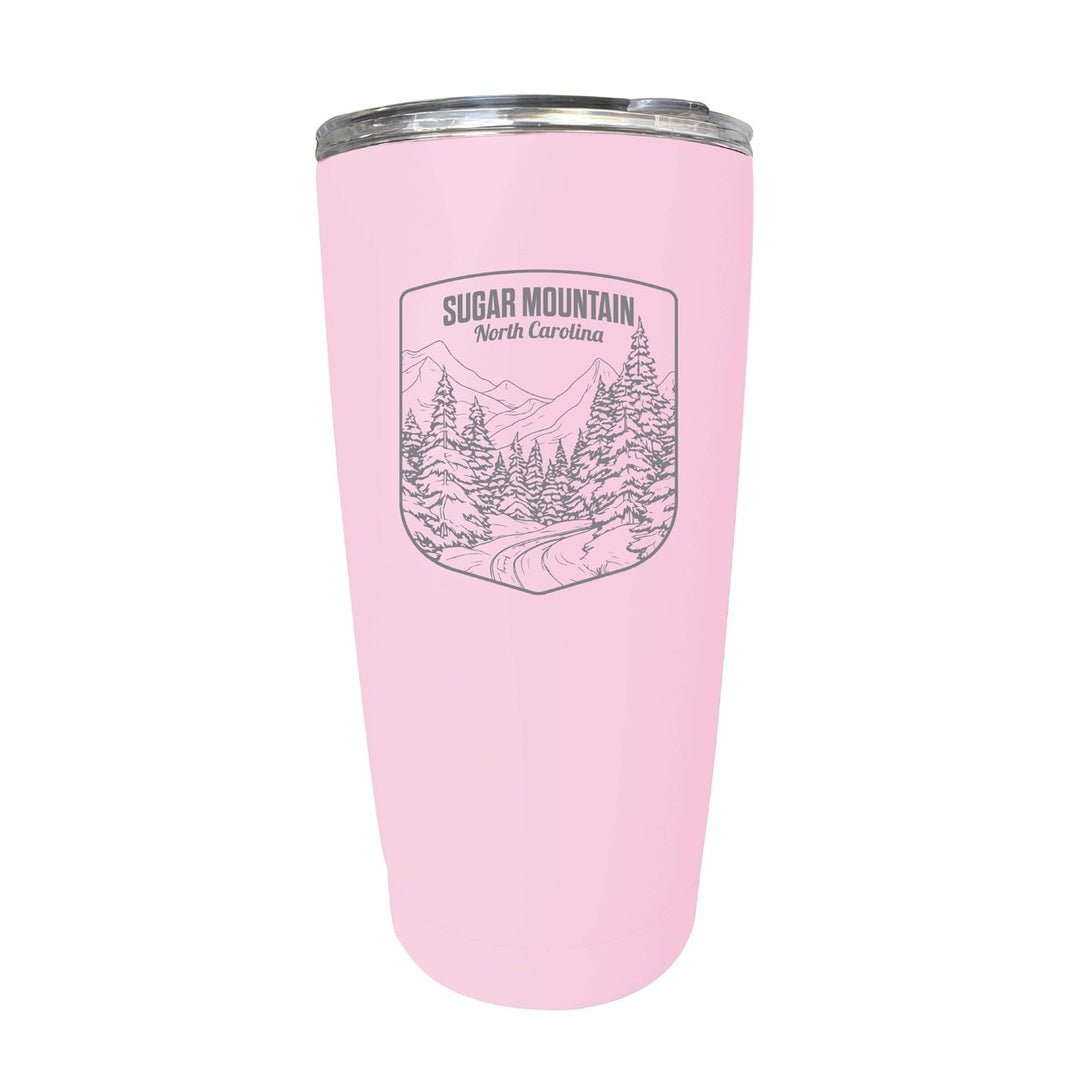 Sugar Mountain North Carolina Souvenir 16 oz Engraved Stainless Steel Insulated Tumbler Image 1