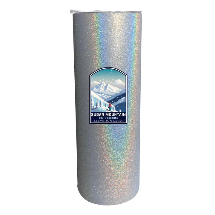 Sugar Mountain North Carolina Design B Souvenir 20 oz Insulated Stainless Steel Skinny Tumbler Image 4