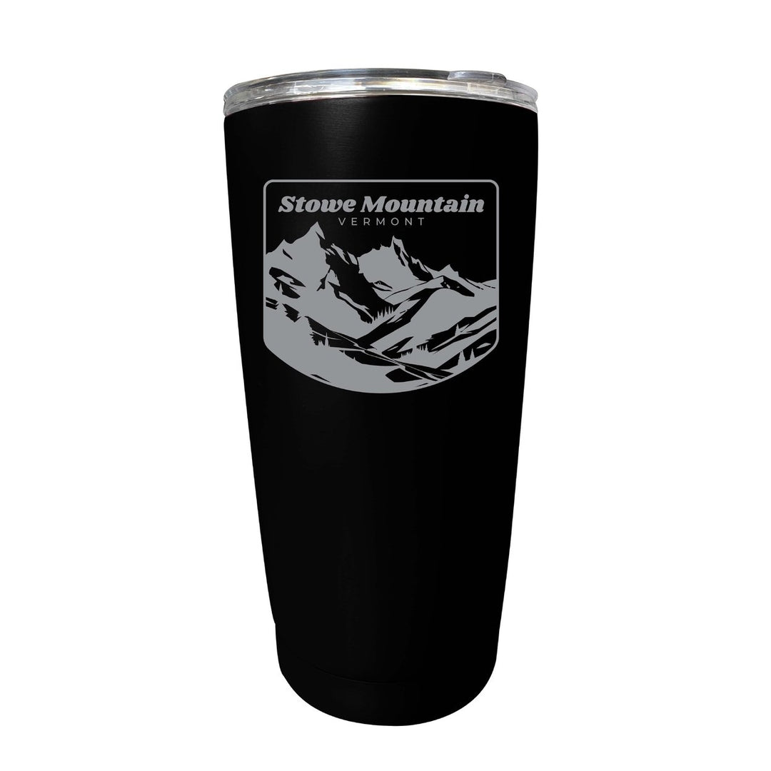 Stowe Mountain Vermont Souvenir 16 oz Engraved Stainless Steel Insulated Tumbler Image 4