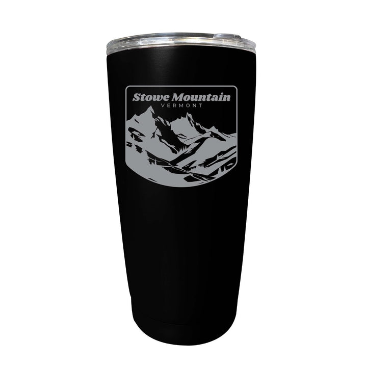 Stowe Mountain Vermont Souvenir 16 oz Engraved Stainless Steel Insulated Tumbler Image 1