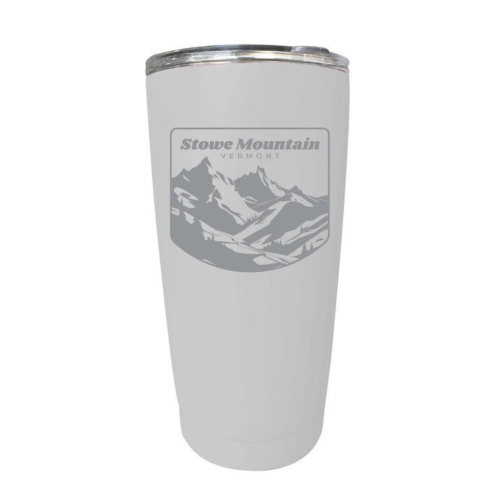 Stowe Mountain Vermont Souvenir 16 oz Engraved Stainless Steel Insulated Tumbler Image 4