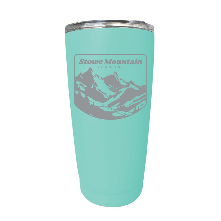 Stowe Mountain Vermont Souvenir 16 oz Engraved Stainless Steel Insulated Tumbler Image 6