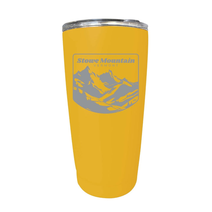 Stowe Mountain Vermont Souvenir 16 oz Engraved Stainless Steel Insulated Tumbler Image 7