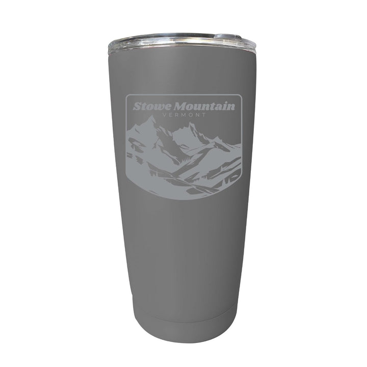 Stowe Mountain Vermont Souvenir 16 oz Engraved Stainless Steel Insulated Tumbler Image 10