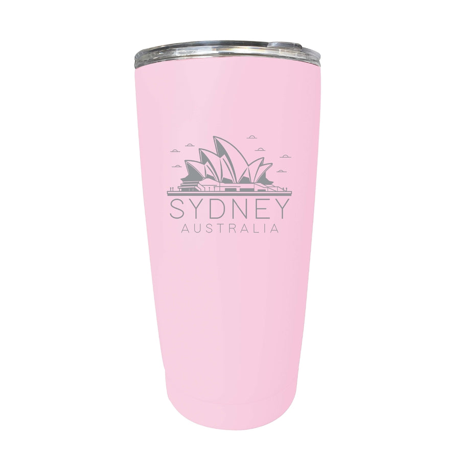 Sydney Australia Souvenir 16 oz Engraved Stainless Steel Insulated Tumbler Image 1