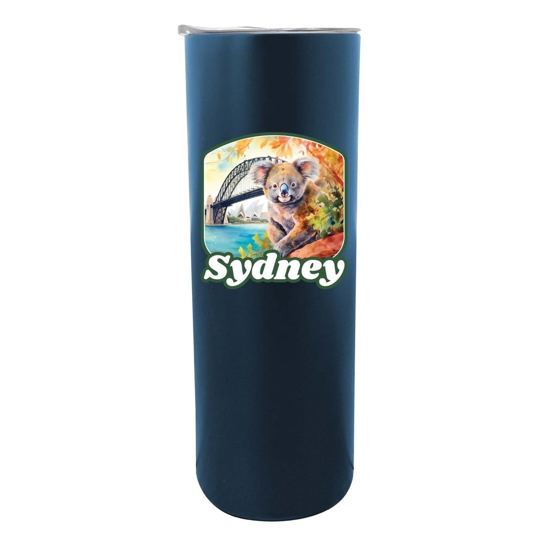 Sydney Australia Design C Souvenir 20 oz Insulated Stainless Steel Skinny Tumbler Image 1