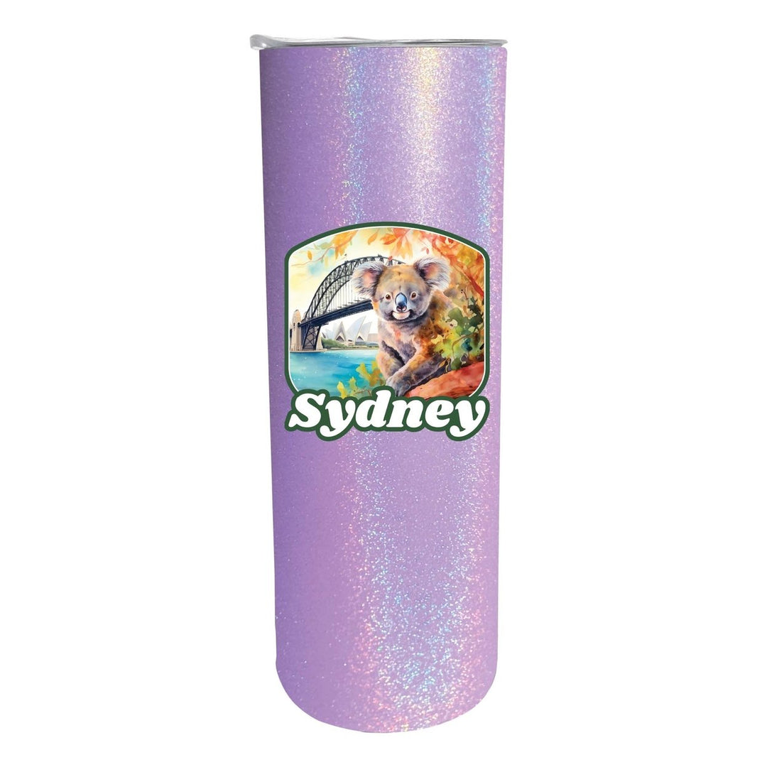 Sydney Australia Design C Souvenir 20 oz Insulated Stainless Steel Skinny Tumbler Image 4