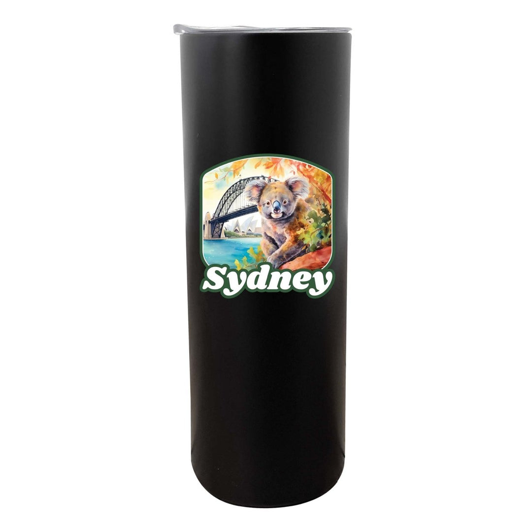 Sydney Australia Design C Souvenir 20 oz Insulated Stainless Steel Skinny Tumbler Image 1