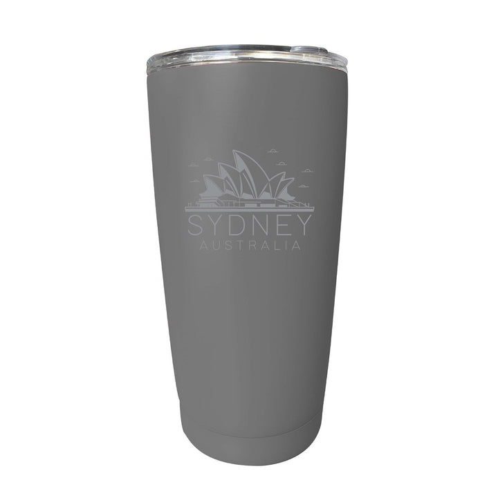 Sydney Australia Souvenir 16 oz Engraved Stainless Steel Insulated Tumbler Image 3