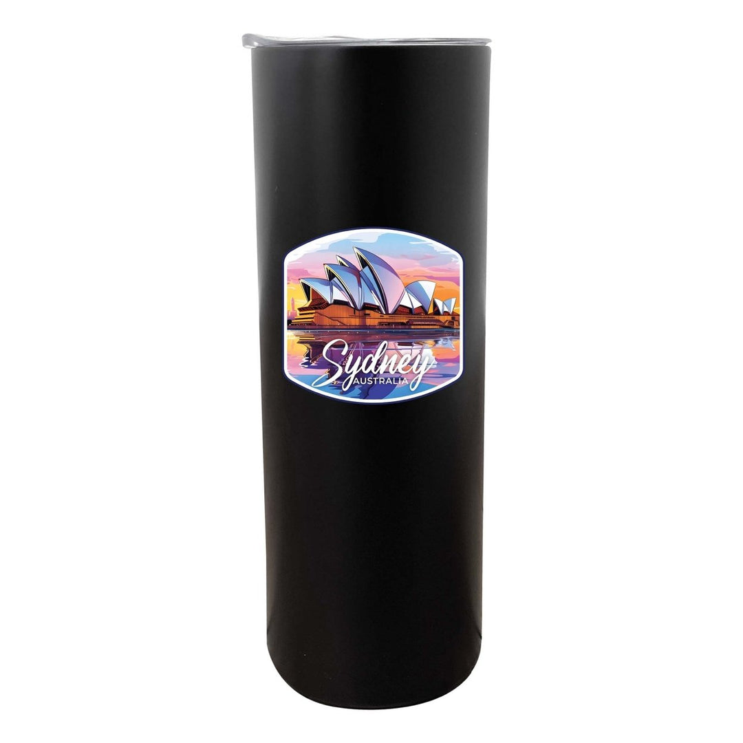 Sydney Australia Design A Souvenir 20 oz Insulated Stainless Steel Skinny Tumbler Image 2