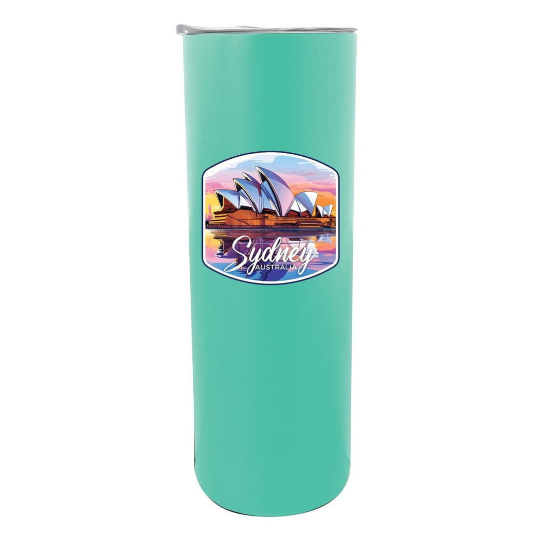 Sydney Australia Design A Souvenir 20 oz Insulated Stainless Steel Skinny Tumbler Image 6